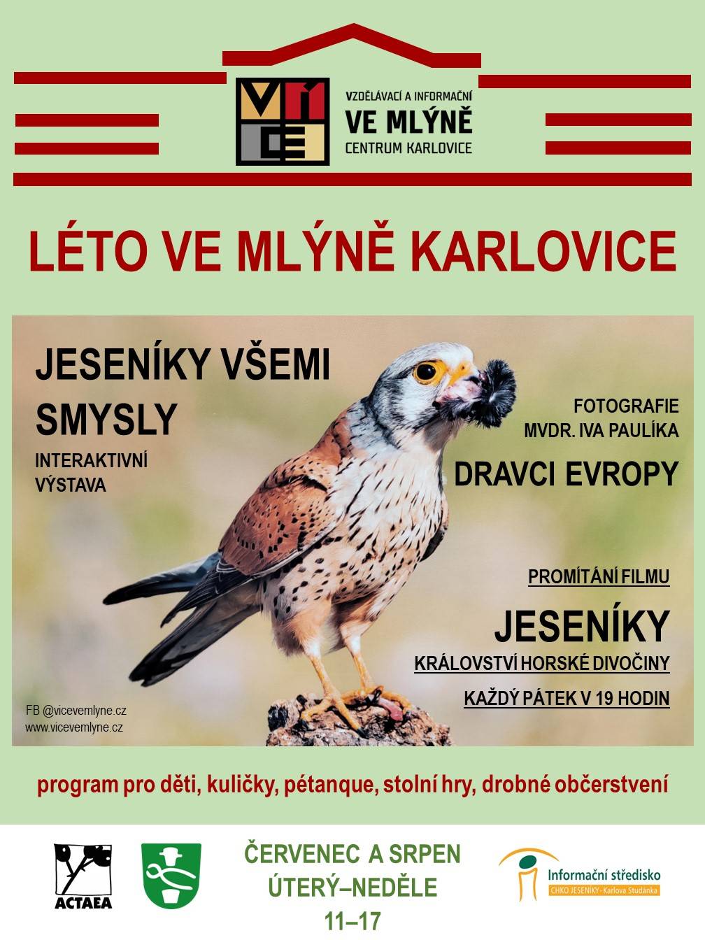 Léto ve mlýně Karlovice