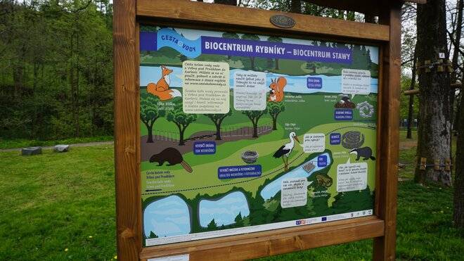 Cesta kolem vody Vrbno pod Pradědem biocentrum